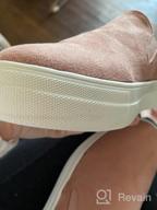 img 1 attached to Comfortable And Stylish Slip-On Platform Sneakers With Thick Soles For Everyday Wear review by Kelvin Ward