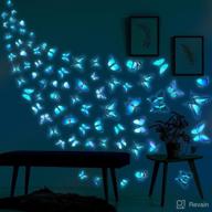 butterfly luminous stickers colorful decorations logo