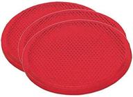 🚸 enhance safety with grote 40052-3 stick-on red round reflector logo