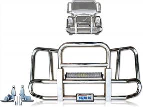 img 4 attached to Protect Your Volvo VNL With KOZAK'S Front Grille Deer Moose Brush Bumper Guard & AccessoriesKit