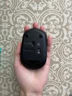 img 2 attached to Logitech M170 Wireless Mouse: 🖱️ Optical Tracking, 12-Month Battery, for PC/Mac/Laptop, Black review by Agata Kamia-Jabo ᠌