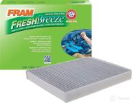 🚘 fram fresh breeze cabin air filter replacement - cf11902 for volkswagen and audi vehicles - easy install, with arm and hammer baking soda - white logo