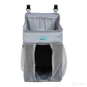 img 1 attached to 👶 Efficient Grey DaliWay Baby Diaper Organizer for Nursery: A Space-Saving Storage Solution