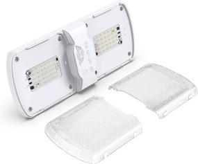 img 3 attached to 🏕️ Enhance Your Adventure with the Leisure LED RV LED Ceiling Double Dome Light Fixture – Built-in Dimmer, 12V Natural White Lighting for Car/RV/Trailer/Camper/Boat - 4000-4500K, 650 Lumen (1-Pack)