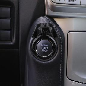 img 2 attached to 🚗 GENORMBRANDT Darth Vader Car Engine Start Button Cover | Push to Start Ignition Cover | Anti-Scratch Universal Button Decoration Ring | 1 Piece