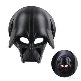 img 4 attached to 🚗 GENORMBRANDT Darth Vader Car Engine Start Button Cover | Push to Start Ignition Cover | Anti-Scratch Universal Button Decoration Ring | 1 Piece