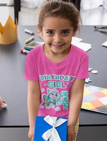 img 1 attached to 🎉 Adorable Birthday Girl Patrol Toddler T-Shirt: A Must-Have for Girls' Clothing Collection!