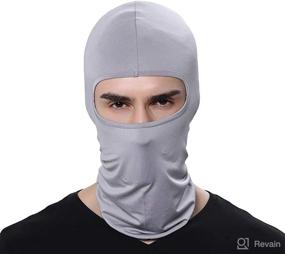 img 1 attached to Elastic Outdoor Airsoft Balaclava Motorcycle