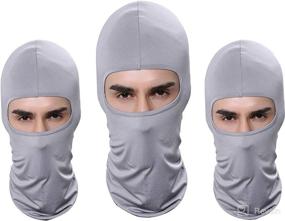 img 3 attached to Elastic Outdoor Airsoft Balaclava Motorcycle