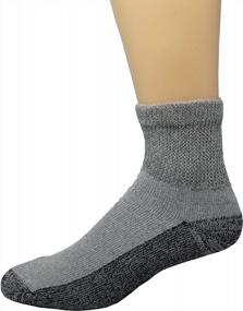 img 1 attached to Удобные диабетические носки по щиколотку для мужчин и женщин - свободный крой - 6 пар от Debra Weitzner