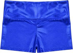 img 1 attached to 🩱 IEFiEL Active Metallic Gymnastic Bottoms for Girls' Swimming Apparel