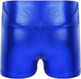 img 3 attached to 🩱 IEFiEL Active Metallic Gymnastic Bottoms for Girls' Swimming Apparel