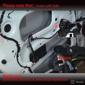 img 3 attached to 🚪 KEDAKEJI Door Latch Lock Actuator Motor: Front Left Driver Side for Camry Land Cruiser Tundra Rav4 Scion CT200H ES300H E350 (Replaces OEM# 69040-06180 69040-02120 69040-42250 69040-0C050)