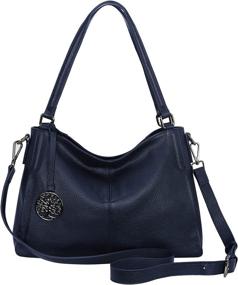 img 4 attached to Leather Handbags Shoulder Handbag Designer Women's Handbags & Wallets via Totes