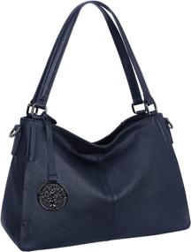 img 3 attached to Leather Handbags Shoulder Handbag Designer Women's Handbags & Wallets via Totes