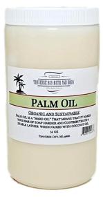 img 2 attached to Premium Palm Oil: Organic, Sustainable, Kosher Soap Making Supplies - 32 fl oz. Perfect for DIY Projects!