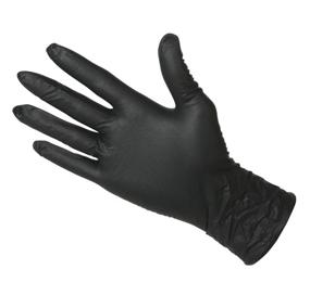 img 2 attached to Black Mamba Super Strong Nitrile Cleaning Supplies : Gloves