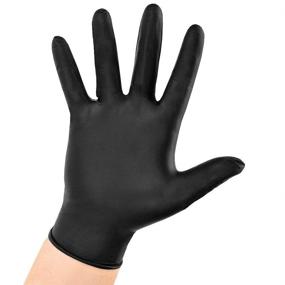 img 1 attached to Black Mamba Super Strong Nitrile Cleaning Supplies : Gloves