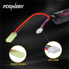 img 1 attached to Fconegy Airsoft Gun Battery 11.1V 1200MAh 20C Lipo Pack With Small Tamiya Plug