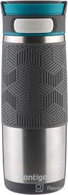 img 4 attached to ☕️ Contigo Autoseal Transit Stainless Steel Travel Mug, 16 Oz: Sleek Blue Stainless Steel Design for On-The-Go Sipping