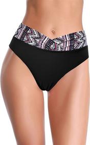 img 4 attached to SHEKINI Womens Swimsuit Bottoms Waisted Women's Clothing via Swimsuits & Cover Ups