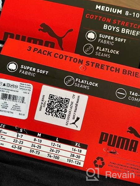 img 1 attached to 👕 PUMA Cotton Stretch Medium Boys' Clothing and Underwear Briefs review by Miguel Escobar