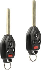 img 2 attached to 🔑 2011-2014 Subaru Legacy Outback Keyless Entry Remote (CWTWB1U811, 4D-60) - Set of 2 Keys