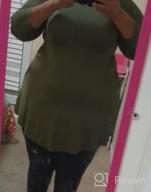 img 1 attached to Women'S Casual 3/4 Sleeve Swing Dress With Pockets T-Shirt Loose Fit review by Emma Jones