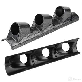 img 1 attached to 🏎️ Enhance Your Racing Experience with the Acouto Universal Heavy Duty Racing Sport Meter Gauge Pillar Mount Pod Holder (Triple Hole)