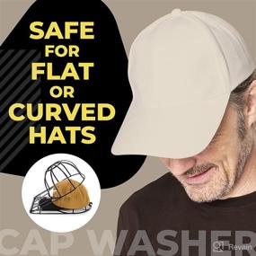 img 3 attached to 🧢 Ballcap Buddy: The Original and Patented Hat Cleaner for Washing Machine or Dishwasher – 3 Pack, Black