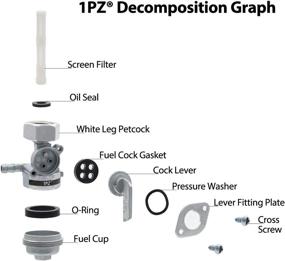 img 3 attached to 1PZ PCR 681 Бензиновый генератор Petcock