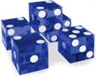 premium casino grade 19mm dice with razor sharp edges and serialized numbers - perfect for rpgs, poker, texas hold'em, blackjack and more - buy in bulk and save! logo