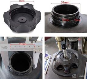 img 2 attached to 🔒Прочная топливная крышка CNC для Dirt Bike ATV Taotao SSR Roketa Red - Обеспечивает оптимальную производительность!