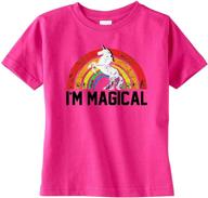 enchanting magical unicorn t-shirt for toddler girls - tops, tees & blouses logo