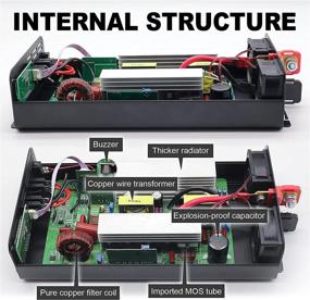 img 1 attached to 🔋 High-Performance Pure Sine Wave Power Inverter 1500W Peak 3000W - DC 12V to AC 110V 120V with 2 AC Outlets and LCD Display - Ideal for Home Solar System, RVs, and Professional-Grade Voltage Conversion