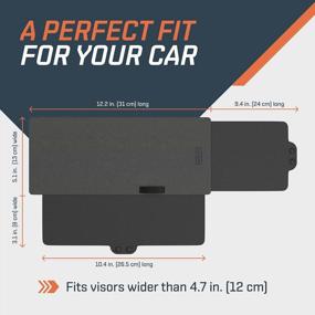 img 2 attached to Maximize Sun Protection With SAILEAD Car Sun Visor Extension - A Reliable Solution For Sun Glare!