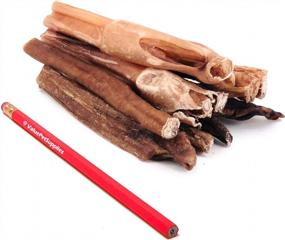 img 1 attached to ValueBull Bully Sticks Dog Treats, 5-6 Inch, Varied Shapes, 2 Pounds - All Natural 100% Beef Pizzles Rawhide Alternative