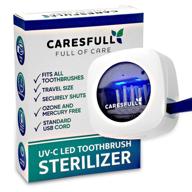 🪥 toothbrush sanitizer sterilizer: caresfull toothbrushes logo