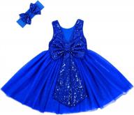 stunning cilucu baby girls tutu dress with lace and big v-back design - ideal for flower girls and infants логотип
