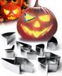 justotry simple & safe pumpkin carving kit for kids, halloween stainless steel pumpkin carving tools, non-knife pumpkin carving stencils, pumpkin carving sets for adults, pumpkin carver, durable logo