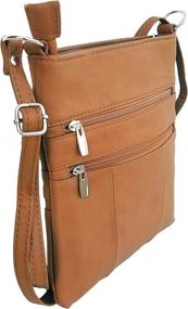 img 1 attached to Roma Leathers Mini Body Purse Women's Handbags & Wallets via Crossbody Bags