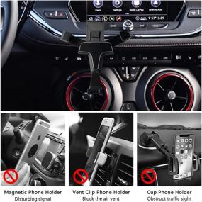 img 2 attached to 📲 Enhance Your Chevy Blazer Experience with the Upgraded 1797 Phone Holder Mount for Dashboard Navigation and Easy Access
