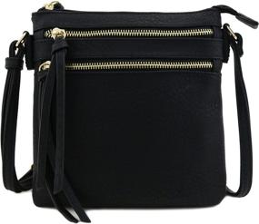 img 3 attached to 👜 Stylish & Versatile Multi-Pocket Crossbody Black Women's Handbags & Wallets: A Must-Have at Crossbody Bags