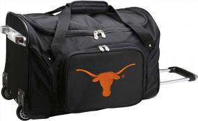 img 4 attached to 22-дюймовая дорожная сумка NCAA на колесиках | Дорожный чемодан для любителей спорта