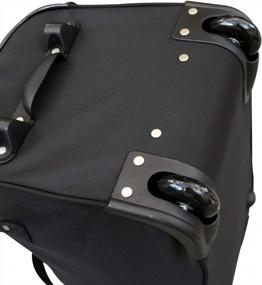 img 1 attached to 22-дюймовая дорожная сумка NCAA на колесиках | Дорожный чемодан для любителей спорта