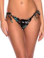 relleciga womens tie side brazilian bikini women's clothing : swimsuits & cover ups logo