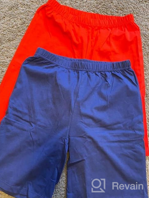 img 1 attached to 🩳 UNACOO Unisex 2 Pack Cotton Shorts: Premium Boys' Clothing for Comfort and Style review by Brad Mastermind