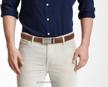 micro-adjustable click belt for men - 1 1/4" ratchet dress belt that fits anywhere - chaoren logo
