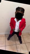 img 1 attached to Kids Formal Suits Blazer Jacket Coat By YuanLu review by Michael Hicks