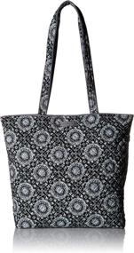 img 4 attached to Vera Bradley Signature Cotton Hummingbird 🌸 Handbags & Wallets for Women - Totes